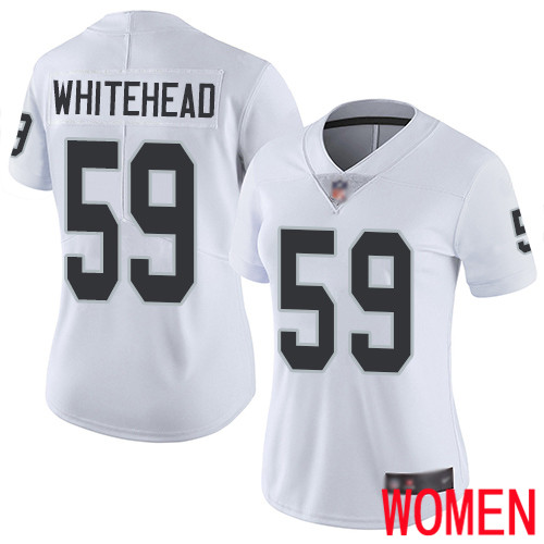 Oakland Raiders Limited White Women Tahir Whitehead Road Jersey NFL Football #59 Vapor Jersey